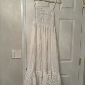 American Eagle Outfitters White Maxi Dress